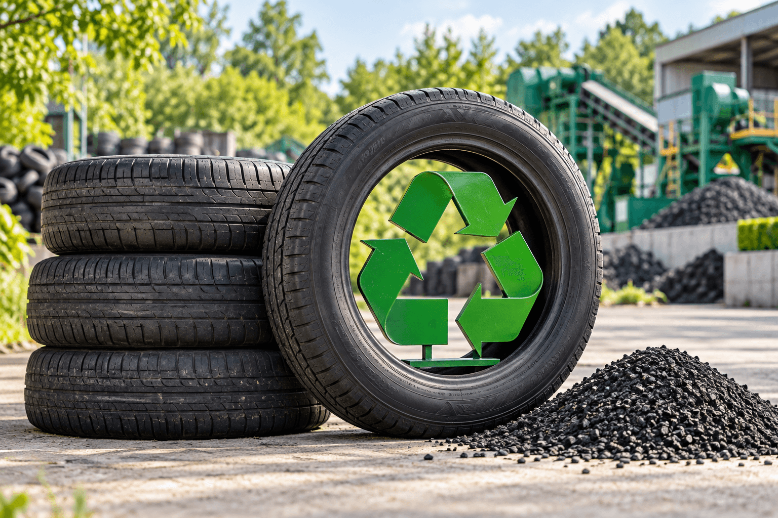 Tire Recycling & Disposal — 1 Tire on a West Country vehicle